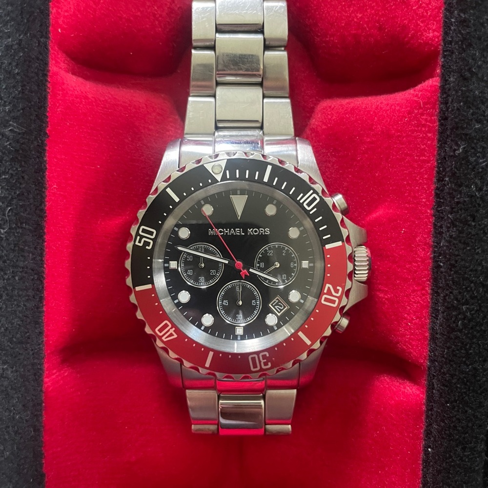 2023 Michael Kors Everest Chronograph, Stainless Steel